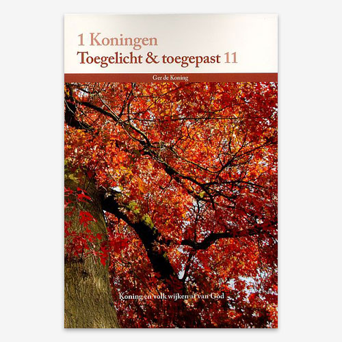 M.G. de Koning; Toegelicht & Toegepast; Bijbelstudie; ISBN: 9789057984341